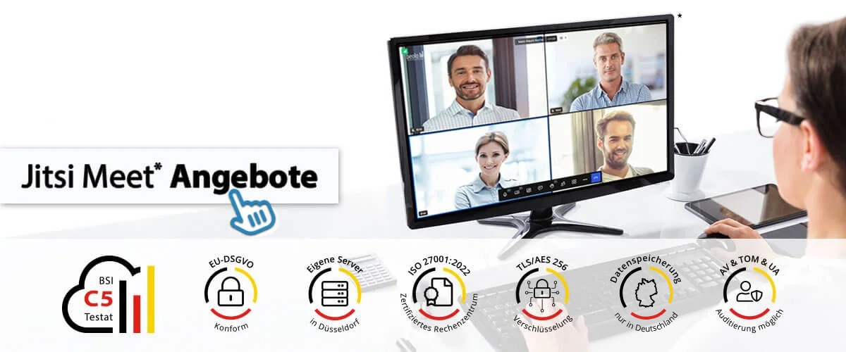 Home Video2Chat Jitsi Meet Videokonferenz